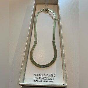 House of Harlow - Gold Plated Necklace- NWT- 16”